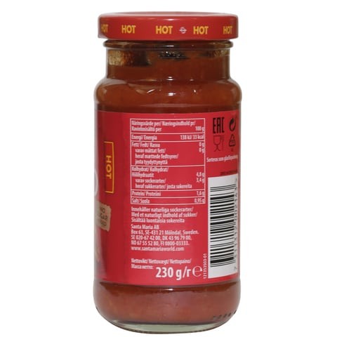 SANTA MARIA TACO SAUCE HOT 230G