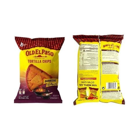 Old El Paso BBQ Tortilla Chips 100g