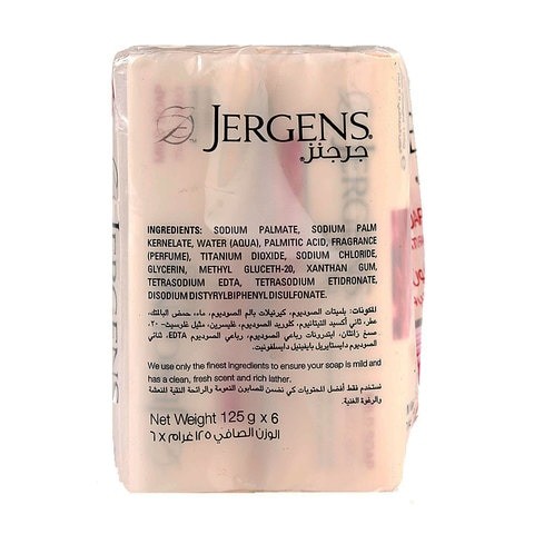 JERGENS PURE & NAT MILD SOAP 125GX6