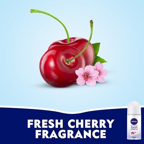 Nivea Fresh Cherry Roll On Deodorant For Women 50 ml