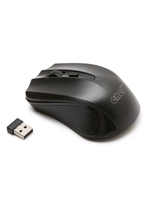 Enet - Wireless Optical Mouse Black