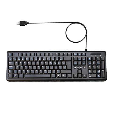 COMPAQ WIRED KEYBOARD - BLACK