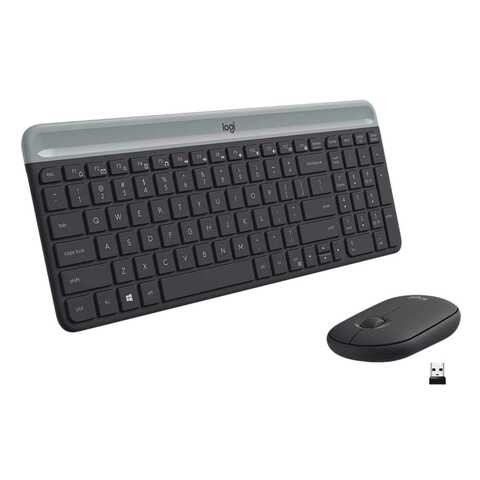 Logitech Slim Wireless Keyboard Mk470 + Wireless Mouse