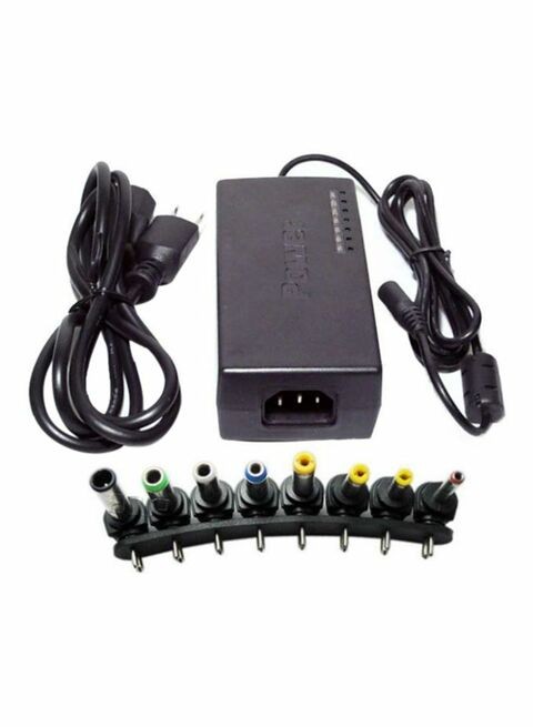 Universal Laptop Power adapter Charger Set Black