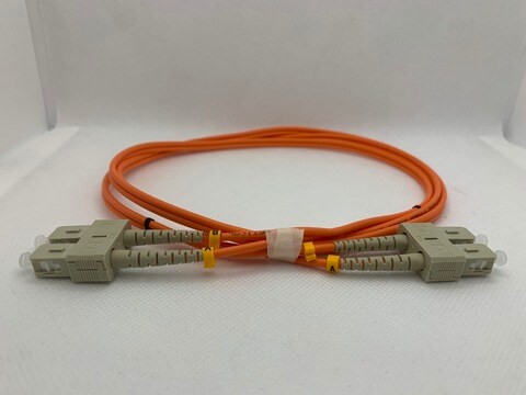 APKR Sc-Sc Multimode Om1 62.5/125 3.0mm Fiber Optic Cable 1.5M Orange Duplex