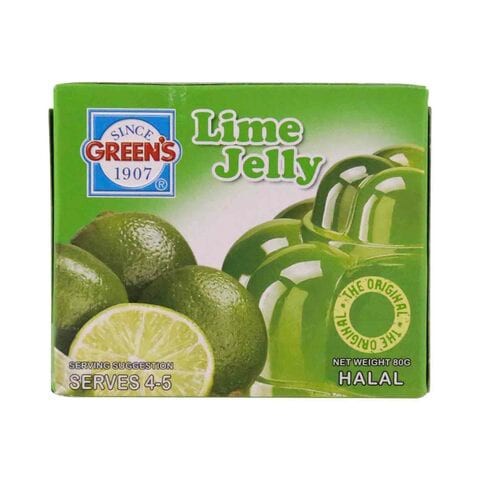 GREENS LIME JELLY 80G