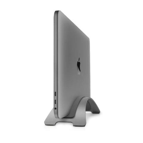 Twelve South BOOKARC Vertical Macbook Stand - Ergonomic Vertical Stand, Desktop Space Saver, Premium Aluminum Cradle/Holder for Apple Macbook Air 13&quot; &amp; MacBook Pro 13/15/16&quot; - Space Grey