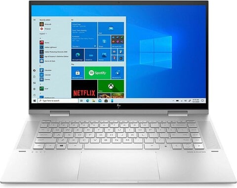 HP Envy X360 15-Es0009Sa 15.6&quot; 1920 X 1080 Pixels Touchscreen 11Th Gen Intel Core I7, 16 GB RAM, 1Tb SSD, Windows 10 Home, Silver, Laptop