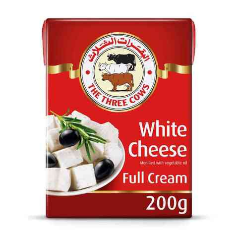 The Three Cows Full Cream White Cheese 200g