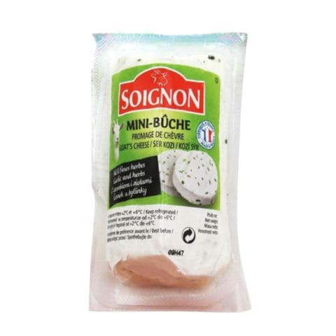 Soignon Garlic and Herbs Flavored Goat&amp; Cheese 110g