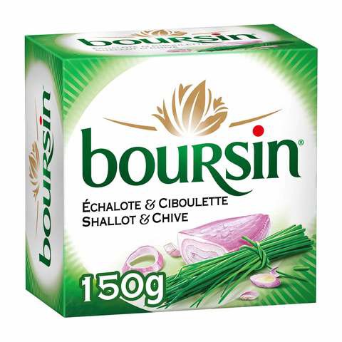 Boursin Soft Cheese Shallot and Chives 150g