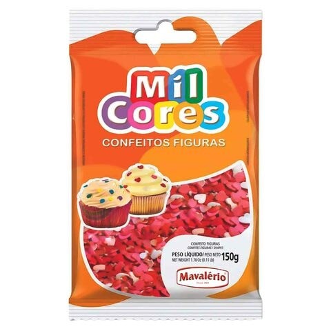 Mavalerio Mil Cores Heart Shaped Confectionaries150g