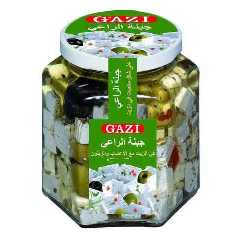 GAZI CUBES OIL HERBS OLIVES 300G