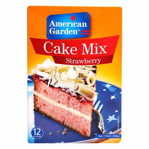 AMERICAN G.CAKE MIX STRAW.500GR