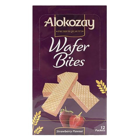 Alokozay Strawberry Flavour Wafer Bites 45g