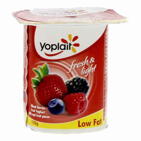 Yoplait Low Fat Mix Berries Yoghurt 120g