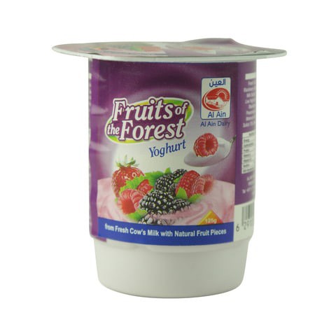 Al Ain Fruits of the Forest yogurt 125g