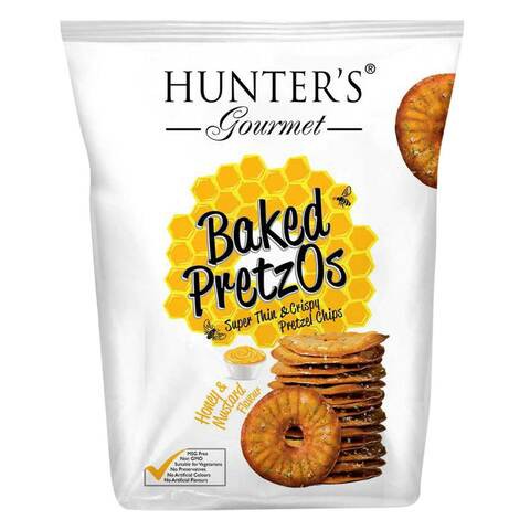 Hunter&amp; Gourmet Honey And Mustard Baked Pretzos 70g