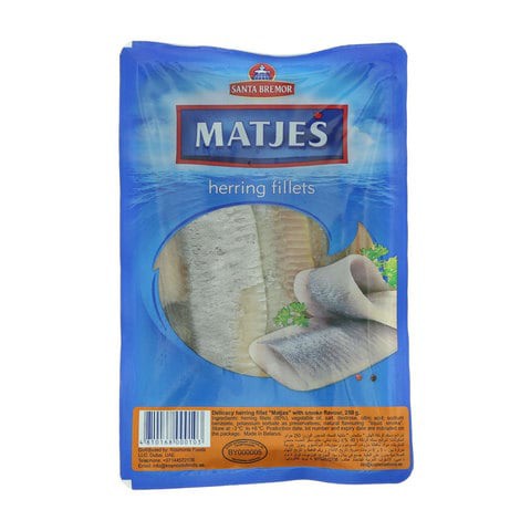 Santa Bremor Herring Fillet Matjes Smoked 250g