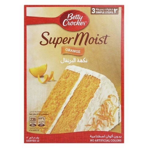 Betty Crocker SupdeMoist Orange Cake 500g