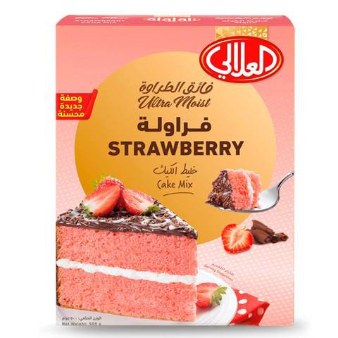 Al Alali Strawberry Cake Mix 524g