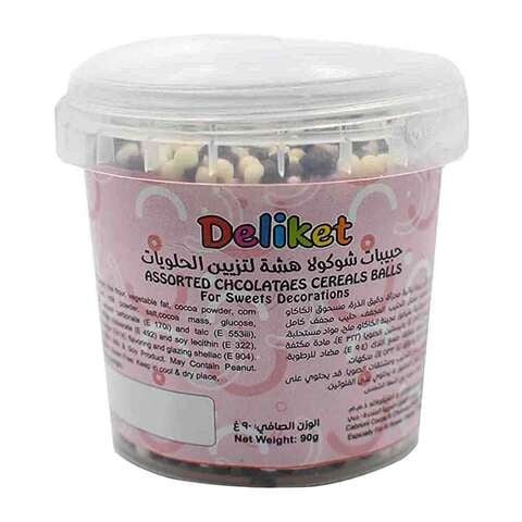 Deliket Choco Cereal Black And White Sprinkles Balls 90g