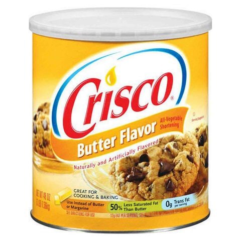 Crisco Butter Flavor All Vegetable Shortening 1.36 kg