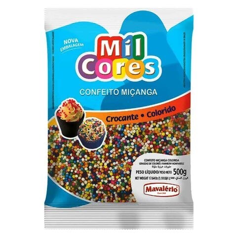 Mavalerio Mil Cores Rainbow Non Pareils 500g