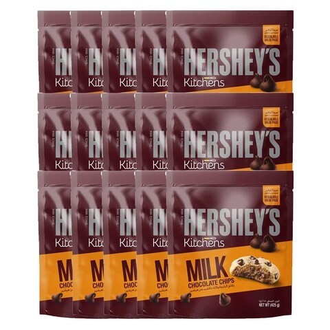 Hershey&#39;s Milk Baking Chips 425g x12