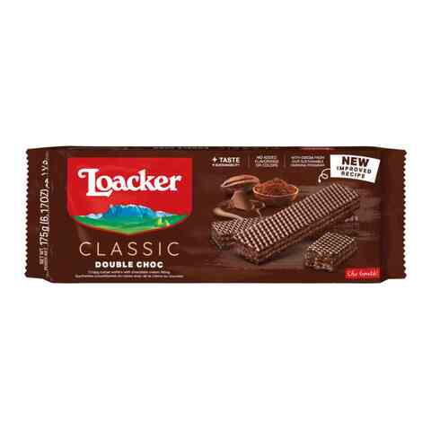 Loacker Classic Double Chocolate Wafers 175g