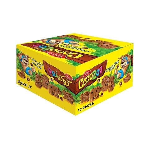 Tiffany Coco Zoo Choco Chip Cookies 30g x12