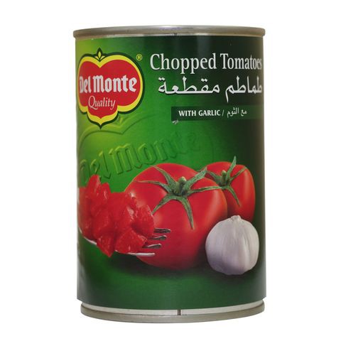 DEL MONTE CHOP TOMATO GARLIC 400G