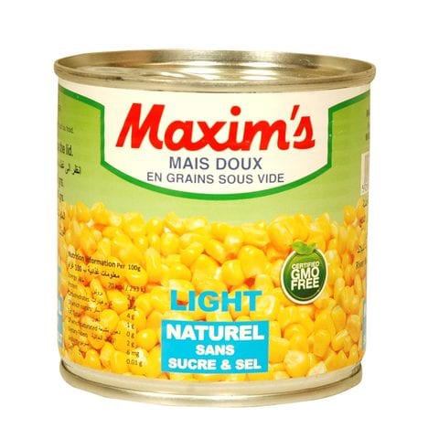 Maxims Whole Sweet Light Corn 340g