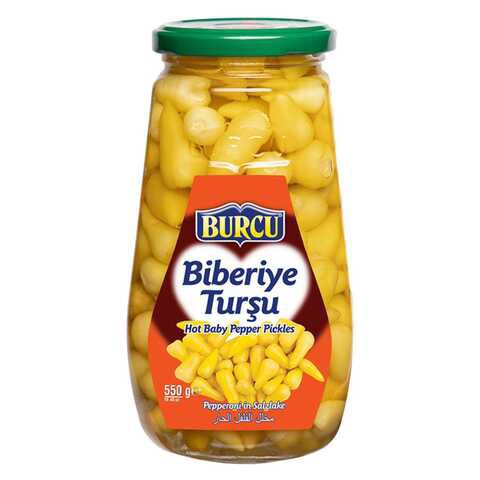 Burcu Hot Baby Pepper Pickle 550g