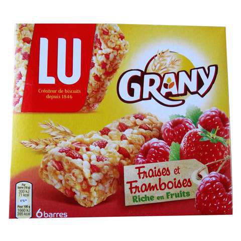 LU Grany Strawberry And Raspberries 108g