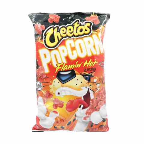 Cheetos Flamin&#39; Hot Flavoured Popcorn 184.2g