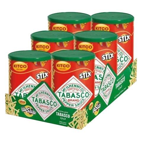 Kitco Tabasco Pepper Sauce Potato Stix 45g x Pack of 6