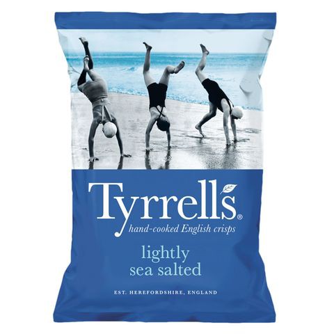 Tyrrells Lightly Sea Salted Crisps 150g