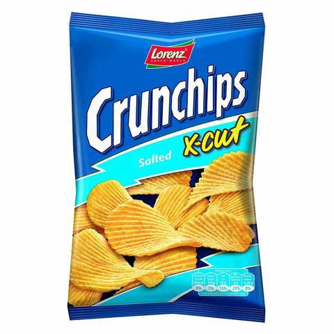 Lorenz Crunchips X Cut Salted 85g