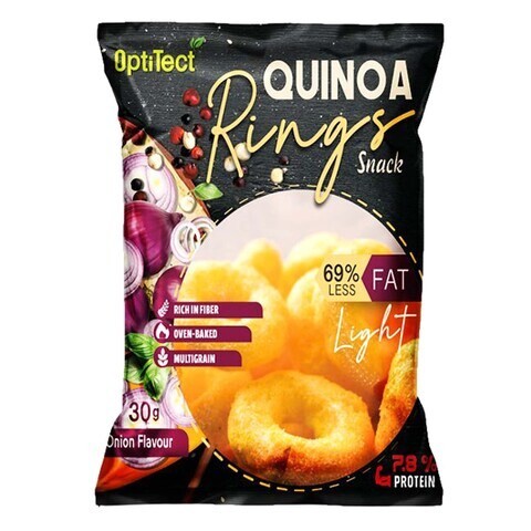 OptiTect Quinoa Oninon Rings Snacks 30g