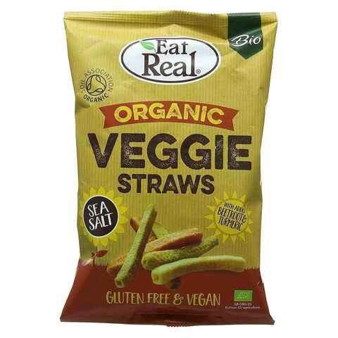 Eat Real Bio Organic Veggie Straws Sea Salt 100g