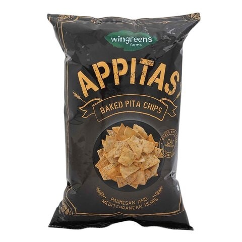 Wingreens Farms Appitas Parmesan Pita Chips 150g