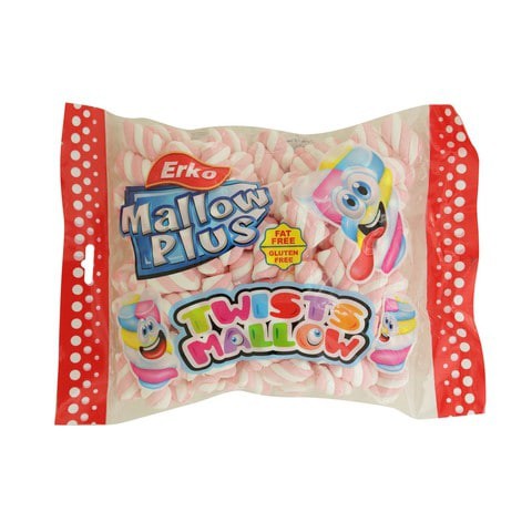 Erko Mallow Plus Gluten And Fat Free Twists Mallow 500g