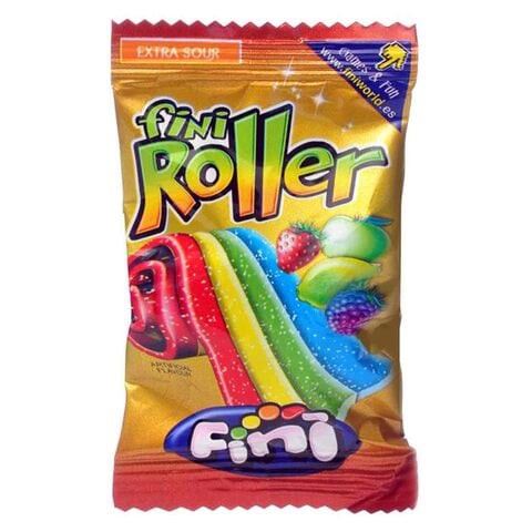 Fini Roller Rainbow Extra Sour Candy Belt 20g