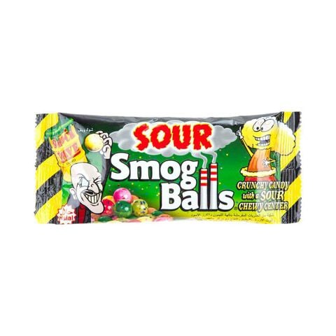 Shock Wave Sour Smog Balls Crunchy Candy 57g