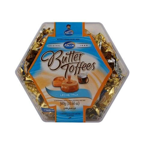 Arcor Leche And Milk Butter Toffees 300g