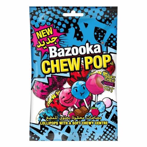 Bazooka Chew Pops 140g