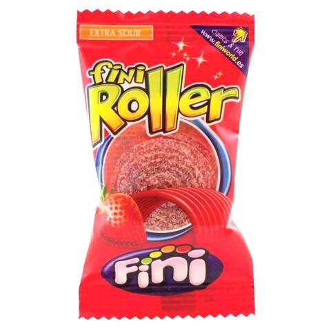 Fini Roller Extra Sour Candy Strawberry Belt 20g