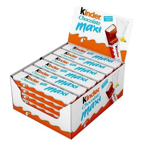 Kinder Maxi Milk Chocolate 21g x Pack Of 36