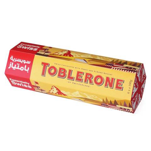 Toblerone Little Minis Swiss Milk Chocolate 100g x Pack of 6